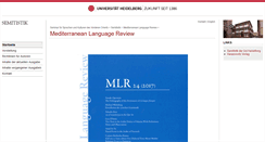 Desktop Screenshot of mlr.uni-hd.de