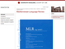 Tablet Screenshot of mlr.uni-hd.de