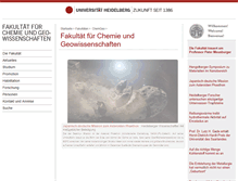 Tablet Screenshot of chemgeo.uni-hd.de