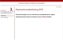 Tablet Screenshot of absolventenverabschiedung.uni-hd.de