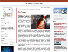 Tablet Screenshot of bioquant.uni-hd.de