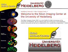 Tablet Screenshot of nic.uni-hd.de