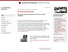 Tablet Screenshot of elearning-center.uni-hd.de