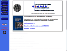 Tablet Screenshot of pflegewissenschaft.uni-hd.de