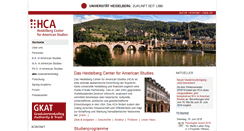 Desktop Screenshot of hca.uni-hd.de