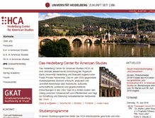 Tablet Screenshot of hca.uni-hd.de
