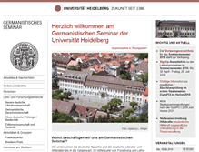 Tablet Screenshot of gs.uni-hd.de