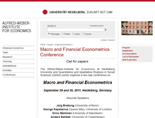 Tablet Screenshot of econometrics-conference.uni-hd.de