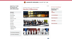 Desktop Screenshot of klassische-archaeologie.uni-hd.de